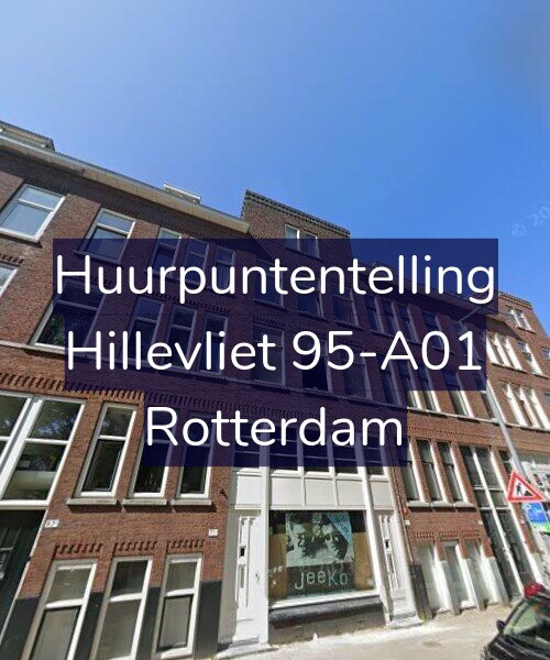 Foto gevel Huurpuntentelling voor Hillevliet 95-A01, Rotterdam