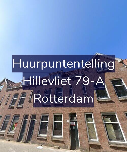 Foto gevel Huurpuntentelling voor Hillevliet 79-A, Rotterdam