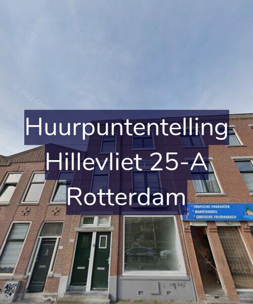 Foto gevel Huurpuntentelling voor Hillevliet 25-A, Rotterdam