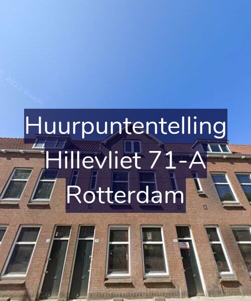 Foto gevel Huurpuntentelling voor Hillevliet 71-A, Rotterdam