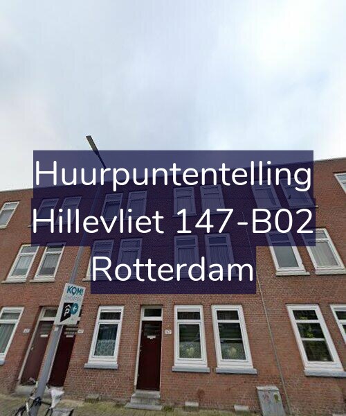 Foto gevel Huurpuntentelling voor Hillevliet 147-B02, Rotterdam