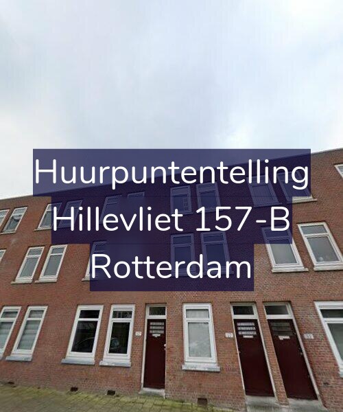 Foto gevel Huurpuntentelling voor Hillevliet 157-B, Rotterdam