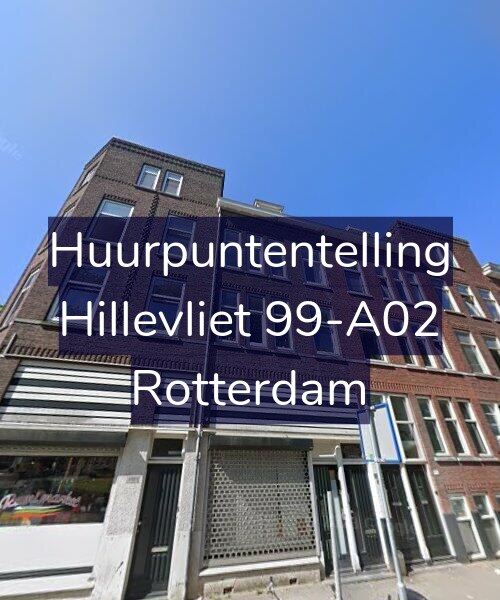 Foto gevel Huurpuntentelling voor Hillevliet 99-A02, Rotterdam