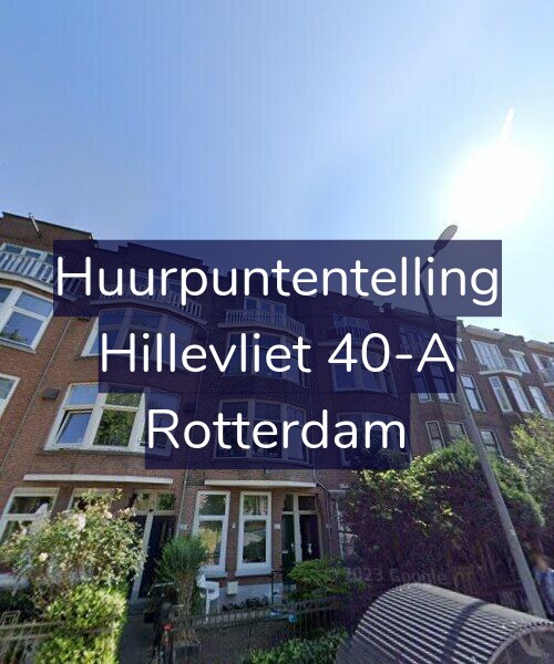 Foto gevel Huurpuntentelling voor Hillevliet 40-A, Rotterdam