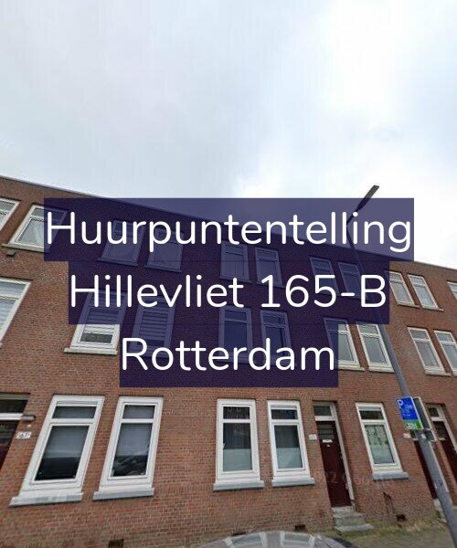 Foto gevel Huurpuntentelling voor Hillevliet 165-B, Rotterdam