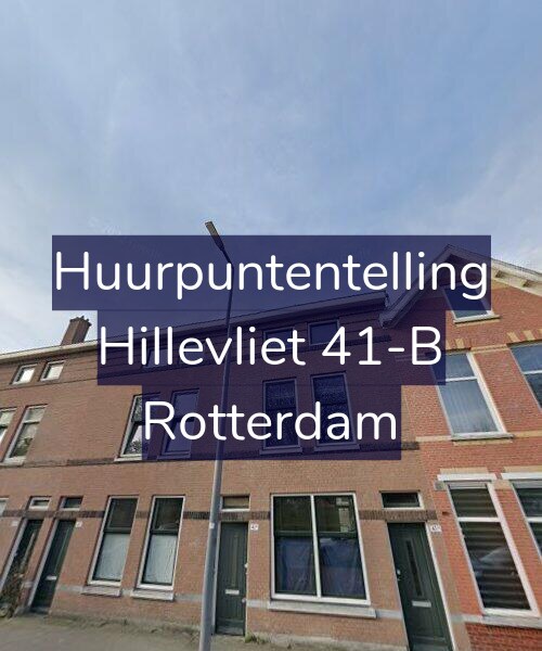 Foto gevel Huurpuntentelling voor Hillevliet 41-B, Rotterdam