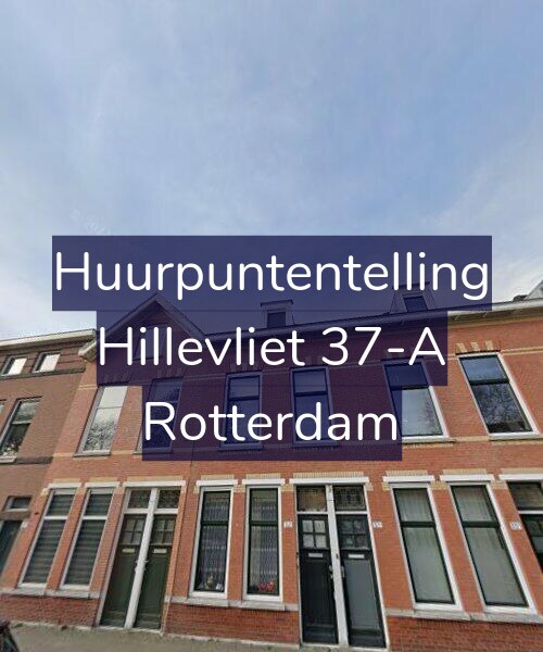Foto gevel Huurpuntentelling voor Hillevliet 37-A, Rotterdam