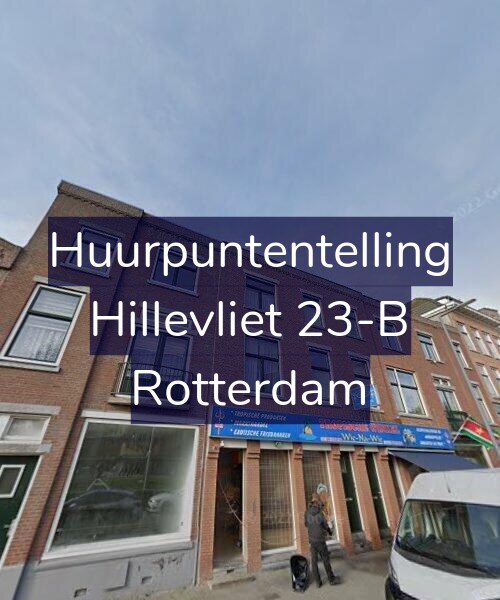 Foto gevel Huurpuntentelling voor Hillevliet 23-B, Rotterdam