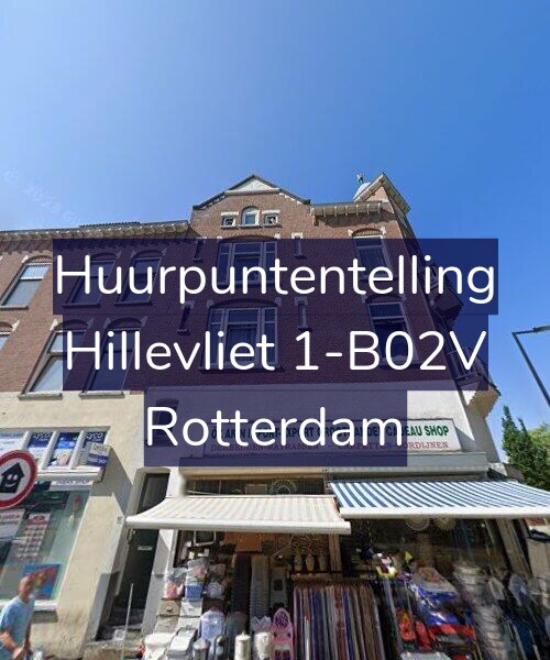 Foto gevel Huurpuntentelling voor Hillevliet 1-B02V, Rotterdam