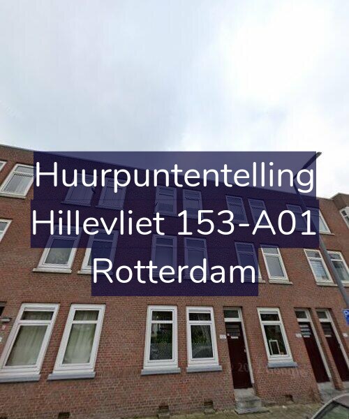 Foto gevel Huurpuntentelling voor Hillevliet 153-A01, Rotterdam