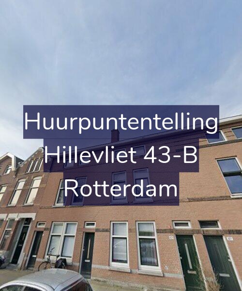 Foto gevel Huurpuntentelling voor Hillevliet 43-B, Rotterdam