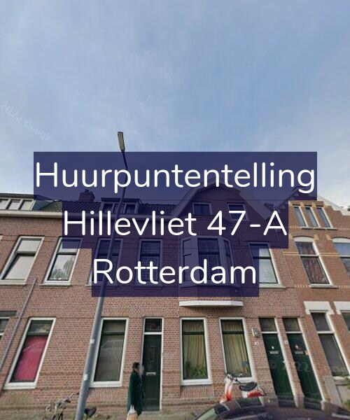 Foto gevel Huurpuntentelling voor Hillevliet 47-A, Rotterdam