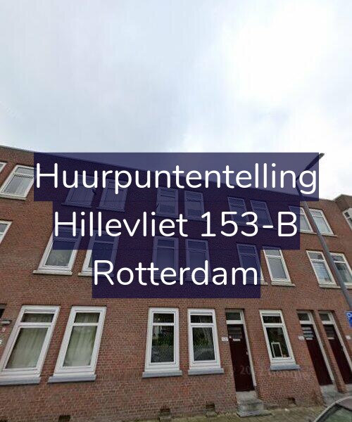 Foto gevel Huurpuntentelling voor Hillevliet 153-B, Rotterdam