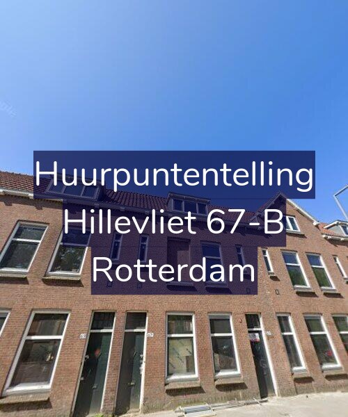 Foto gevel Huurpuntentelling voor Hillevliet 67-B, Rotterdam