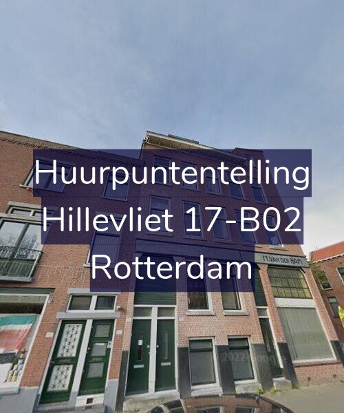 Foto gevel Huurpuntentelling voor Hillevliet 17-B02, Rotterdam