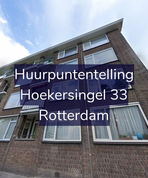 Foto gevel Huurpuntentelling voor Hoekersingel 33, Rotterdam