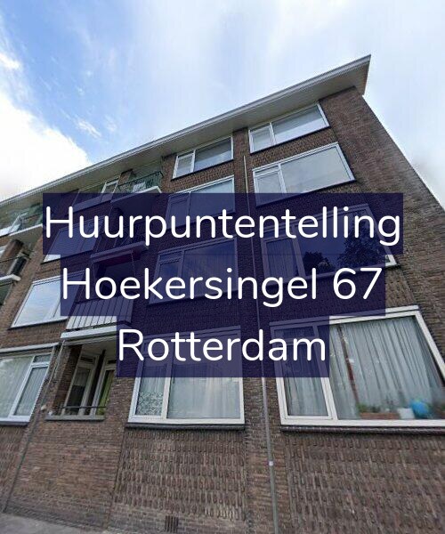 Foto gevel Huurpuntentelling voor Hoekersingel 67, Rotterdam