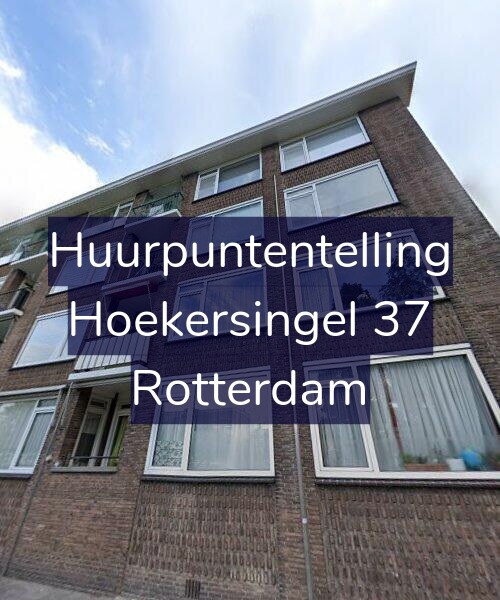 Foto gevel Huurpuntentelling voor Hoekersingel 37, Rotterdam