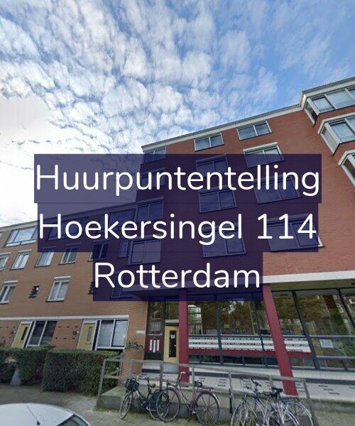 Foto gevel Huurpuntentelling voor Hoekersingel 114, Rotterdam