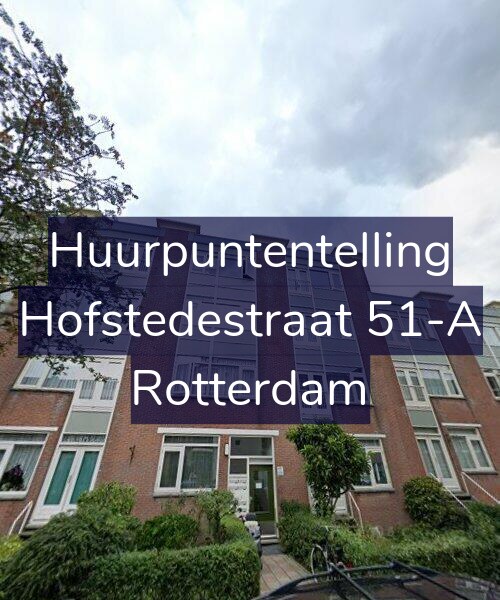 Foto gevel Huurpuntentelling voor Hofstedestraat 51-A, Rotterdam
