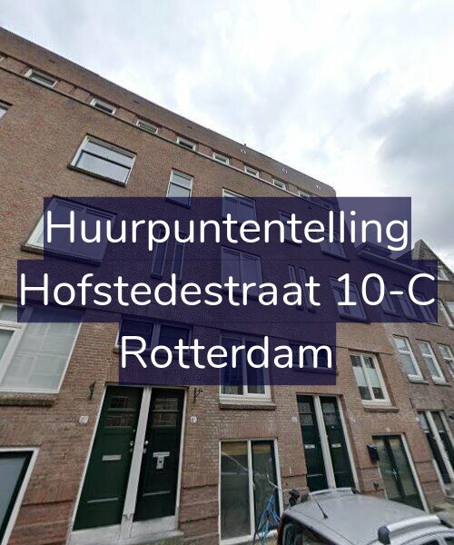 Foto gevel Huurpuntentelling voor Hofstedestraat 10-C, Rotterdam