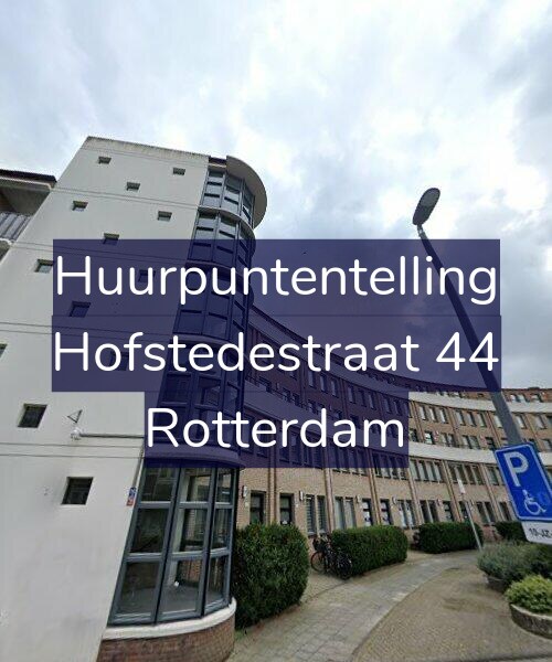 Foto gevel Huurpuntentelling voor Hofstedestraat 44, Rotterdam