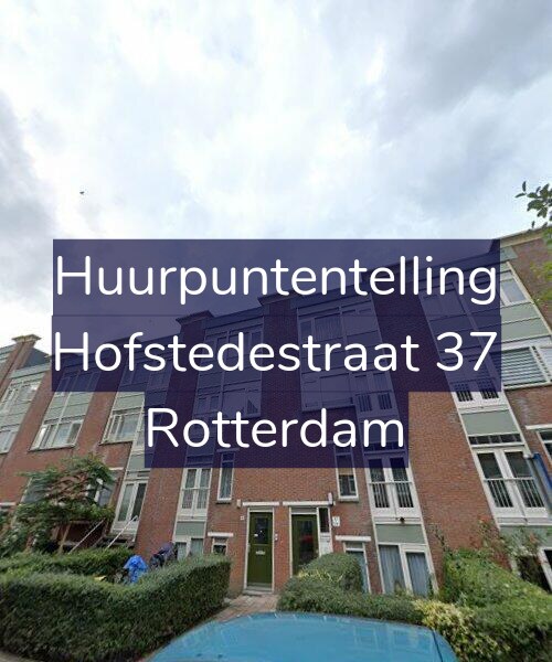 Foto gevel Huurpuntentelling voor Hofstedestraat 37, Rotterdam