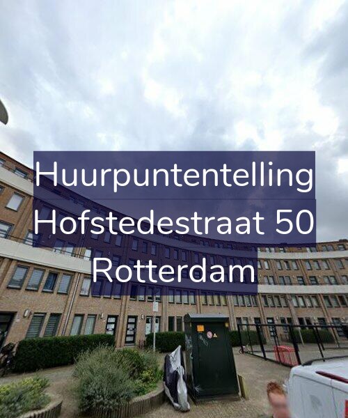 Foto gevel Huurpuntentelling voor Hofstedestraat 50, Rotterdam