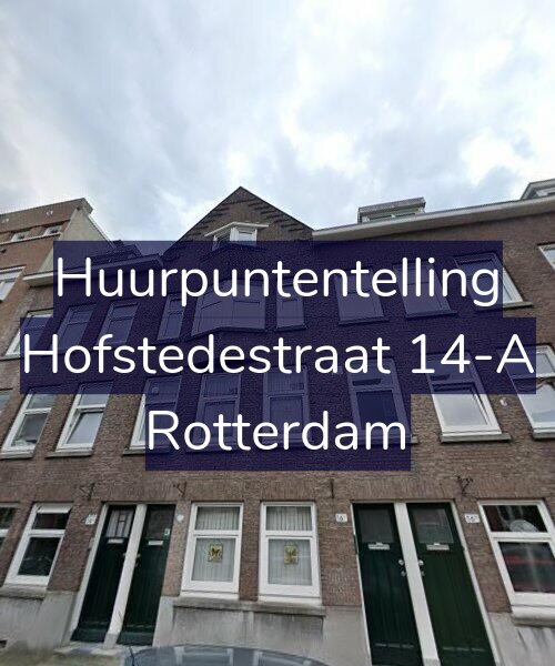 Foto gevel Huurpuntentelling voor Hofstedestraat 14-A, Rotterdam