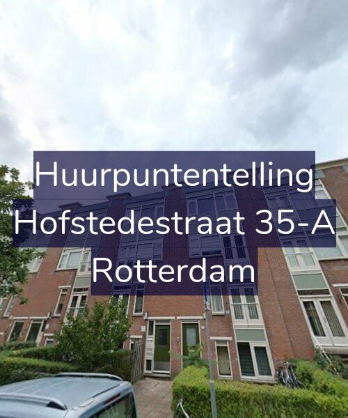 Foto gevel Huurpuntentelling voor Hofstedestraat 35-A, Rotterdam