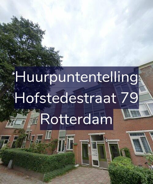 Foto gevel Huurpuntentelling voor Hofstedestraat 79, Rotterdam