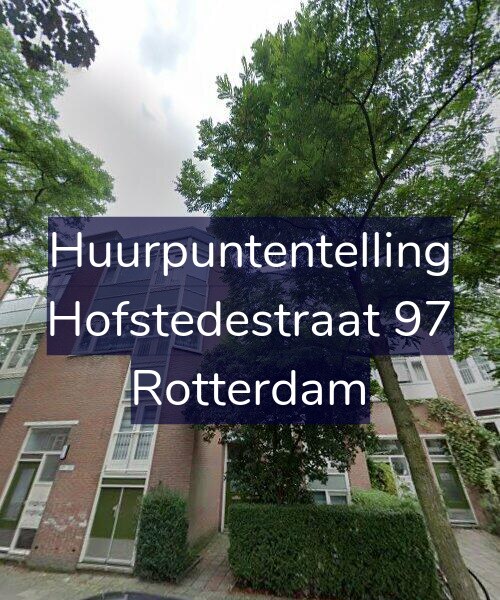 Foto gevel Huurpuntentelling voor Hofstedestraat 97, Rotterdam