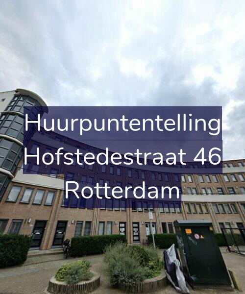 Foto gevel Huurpuntentelling voor Hofstedestraat 46, Rotterdam