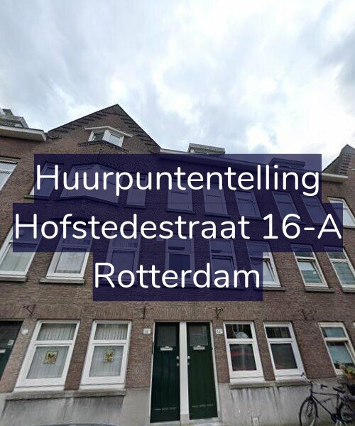 Foto gevel Huurpuntentelling voor Hofstedestraat 16-A, Rotterdam