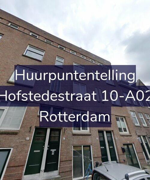 Foto gevel Huurpuntentelling voor Hofstedestraat 10-A02, Rotterdam