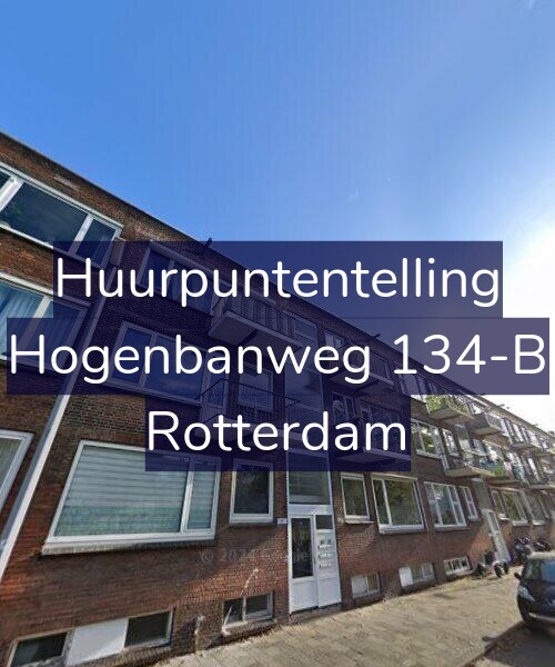 Foto gevel Huurpuntentelling voor Hogenbanweg 134-B, Rotterdam