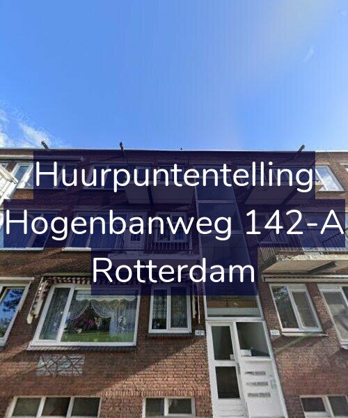 Foto gevel Huurpuntentelling voor Hogenbanweg 142-A, Rotterdam