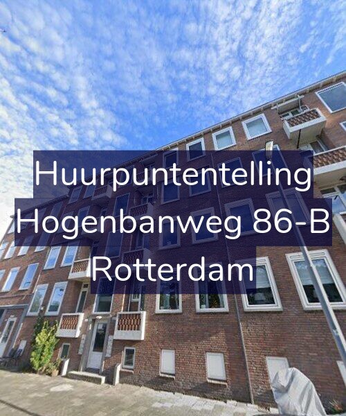 Foto gevel Huurpuntentelling voor Hogenbanweg 86-B, Rotterdam