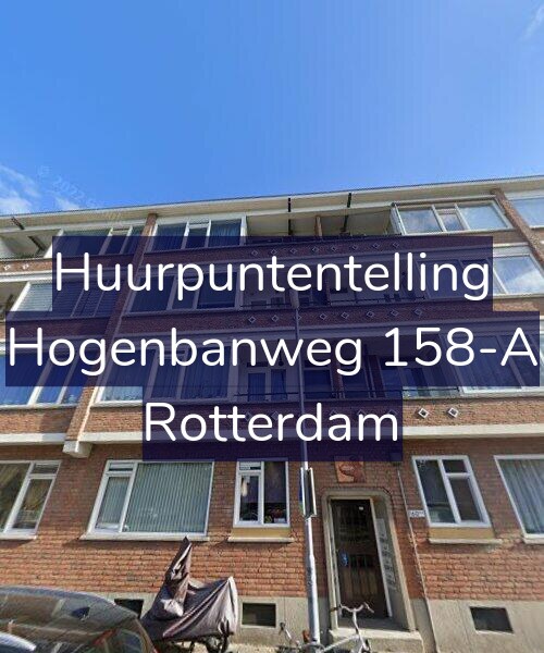 Foto gevel Huurpuntentelling voor Hogenbanweg 158-A, Rotterdam