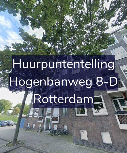 Foto gevel Huurpuntentelling voor Hogenbanweg 8-D, Rotterdam