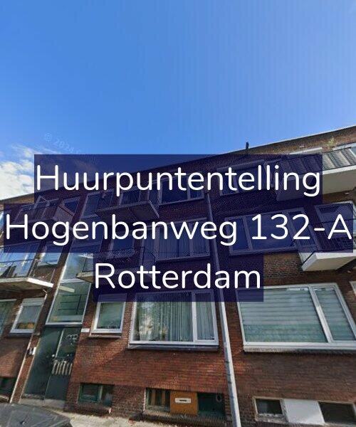 Foto gevel Huurpuntentelling voor Hogenbanweg 132-A, Rotterdam