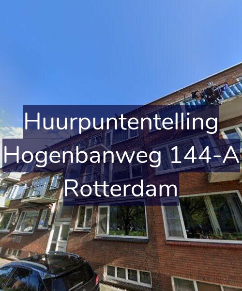 Foto gevel Huurpuntentelling voor Hogenbanweg 144-A, Rotterdam