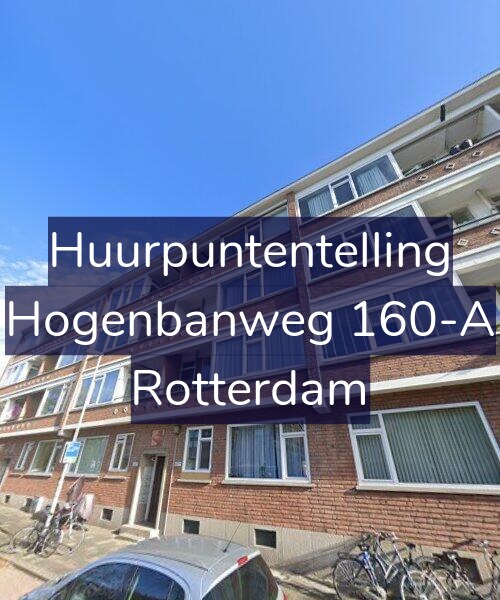 Foto gevel Huurpuntentelling voor Hogenbanweg 160-A, Rotterdam