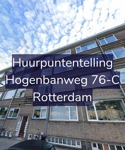 Foto gevel Huurpuntentelling voor Hogenbanweg 76-C, Rotterdam