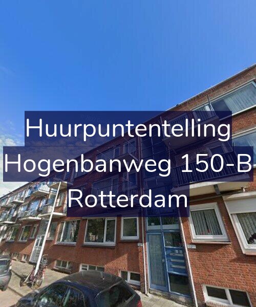 Foto gevel Huurpuntentelling voor Hogenbanweg 150-B, Rotterdam