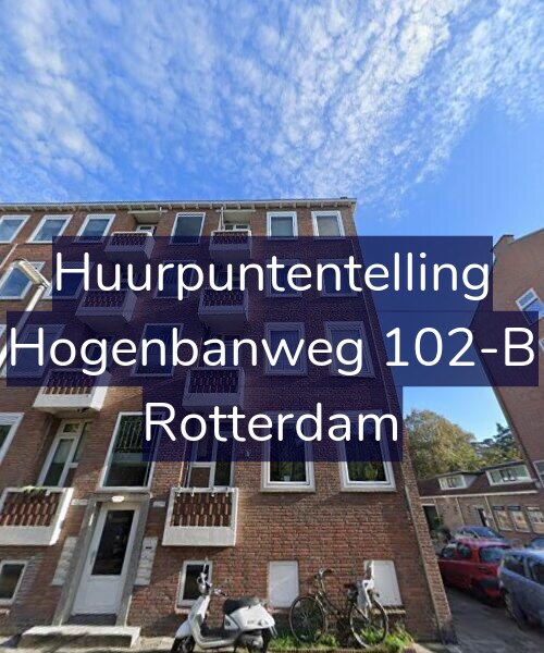 Foto gevel Huurpuntentelling voor Hogenbanweg 102-B, Rotterdam