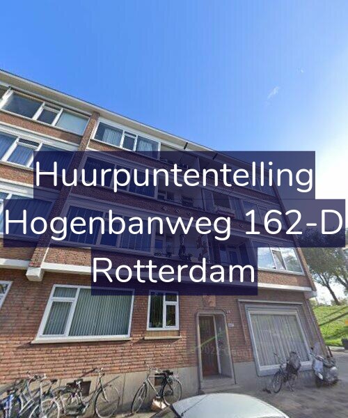 Foto gevel Huurpuntentelling voor Hogenbanweg 162-D, Rotterdam