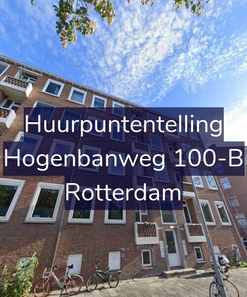 Foto gevel Huurpuntentelling voor Hogenbanweg 100-B, Rotterdam