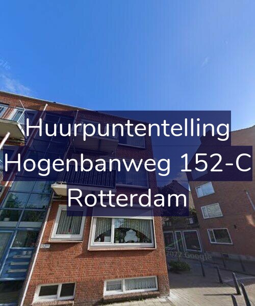 Foto gevel Huurpuntentelling voor Hogenbanweg 152-C, Rotterdam