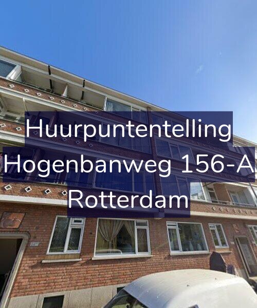 Foto gevel Huurpuntentelling voor Hogenbanweg 156-A, Rotterdam